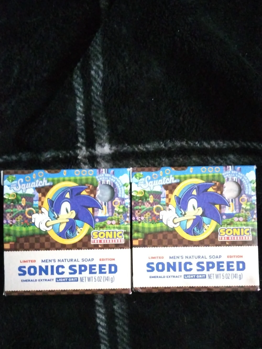 Dr. Squatch Sonic Speed Men's Natural Soap - Blue Packaging (Set of 2)